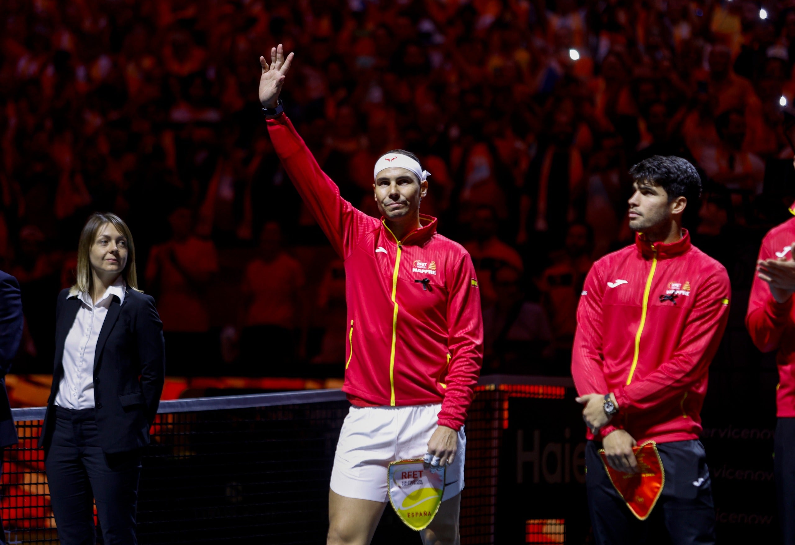 Farewell to a tennis legend, in pictures